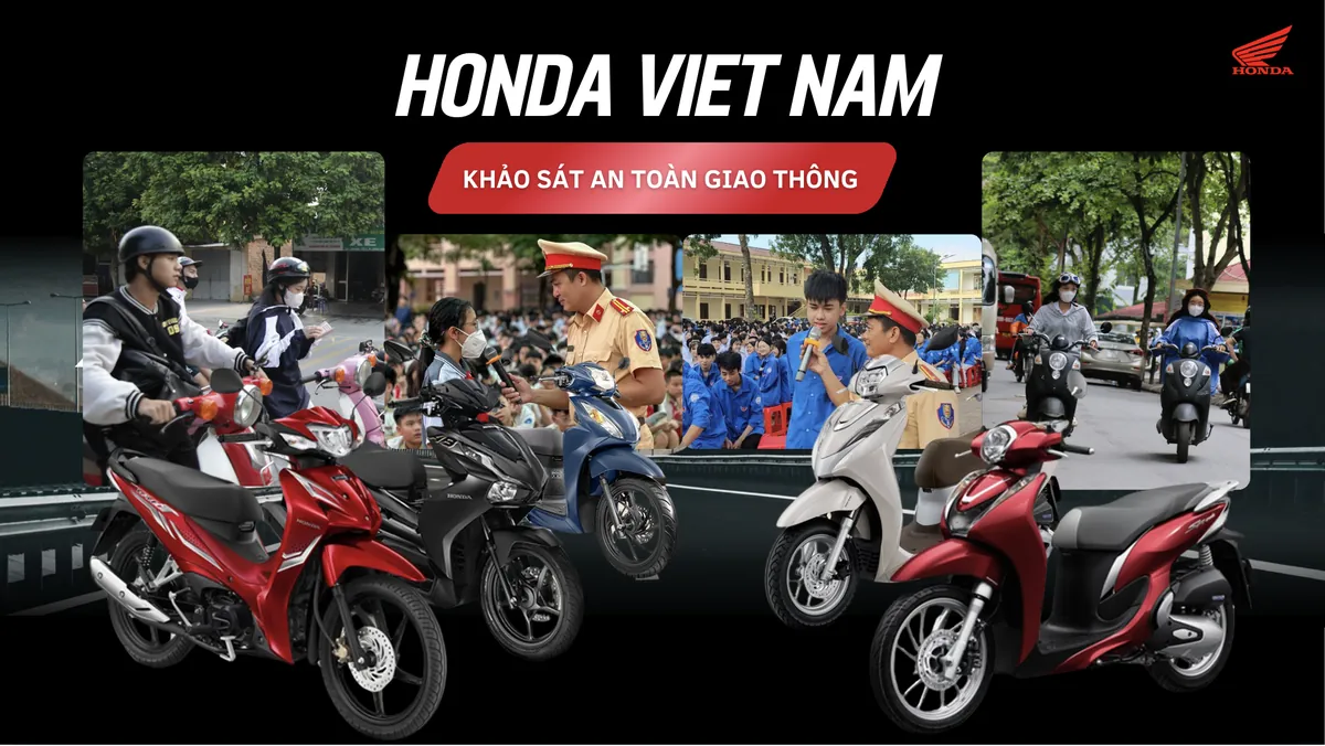 Khảo sát đánh giá hiệu quả đào tạo an toàn giao thông học đường – HONDA