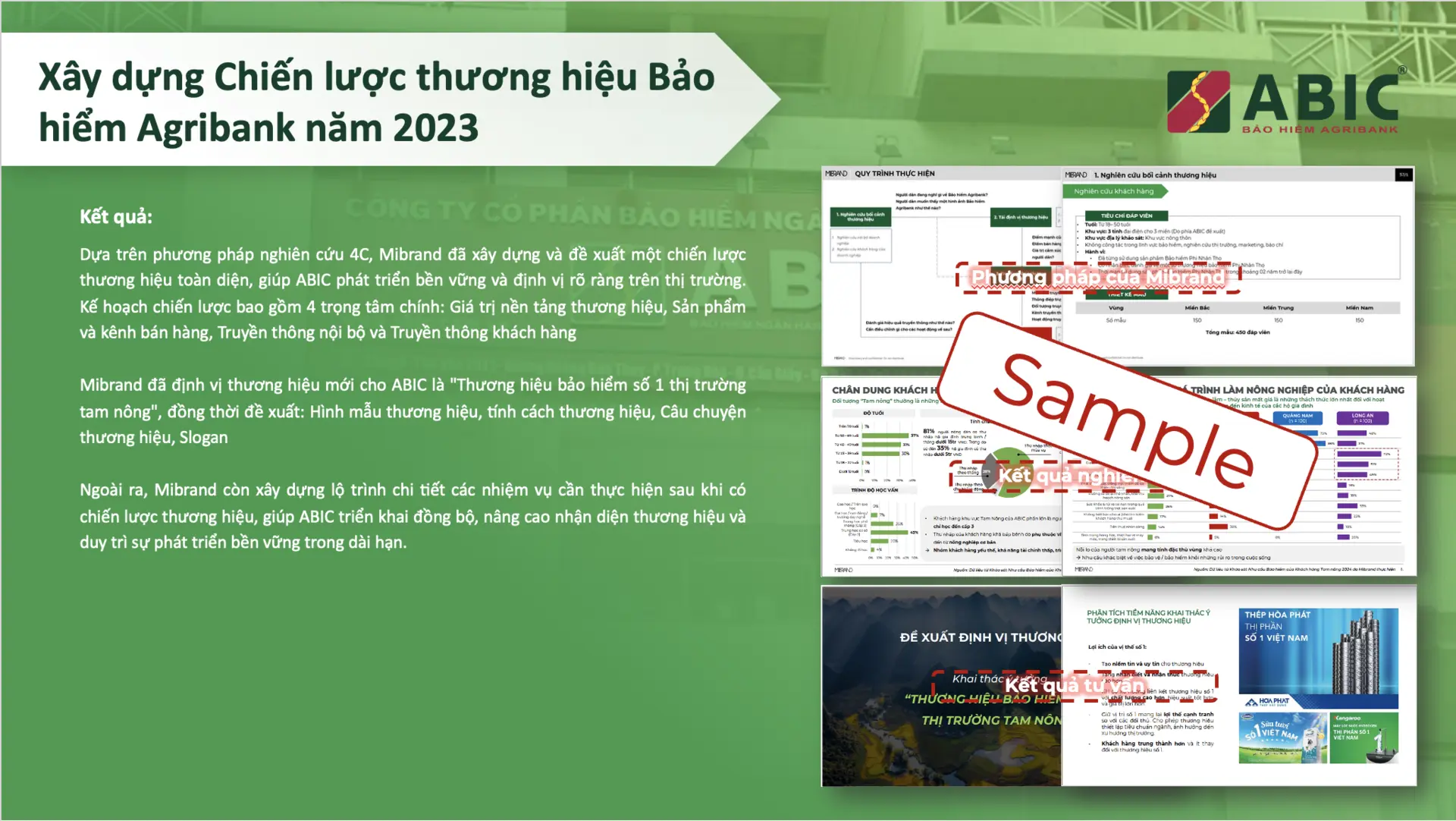 Dự án Tái định vị thương hiệu – BẢO HIỂM ABIC