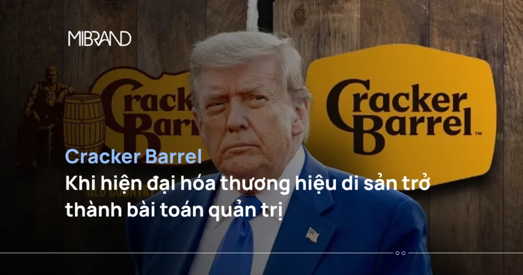 Cracker Barrel: Khi hiện đại hóa thương hiệu di sản trở thành bài toán quản trị