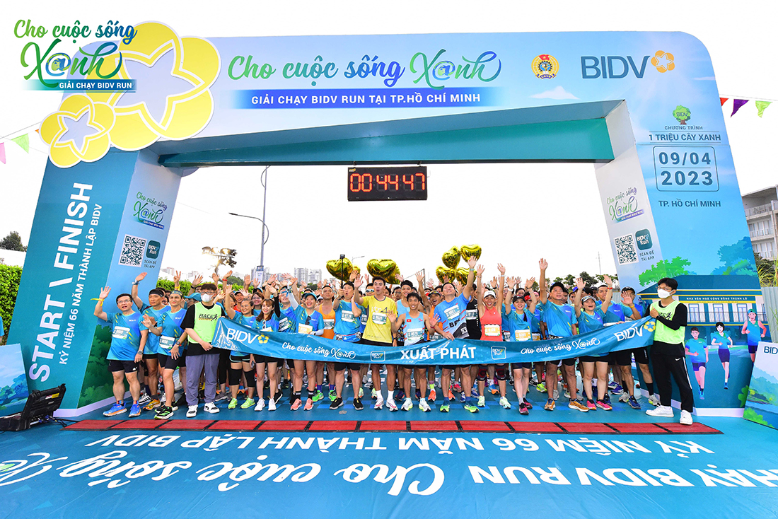 Giải chạy BIDVRUN được tổ chức bởi BIDV