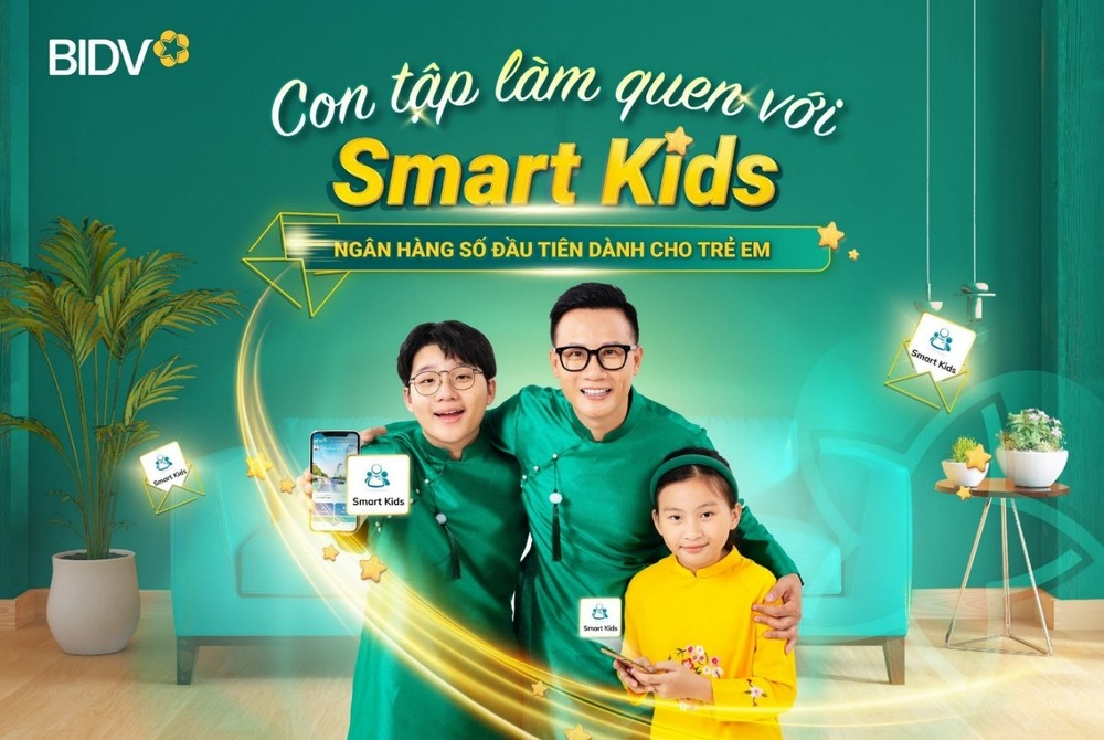 Dự án Smart Kids của BIDV – Ngân hàng số đầu tiên dành cho trẻ em