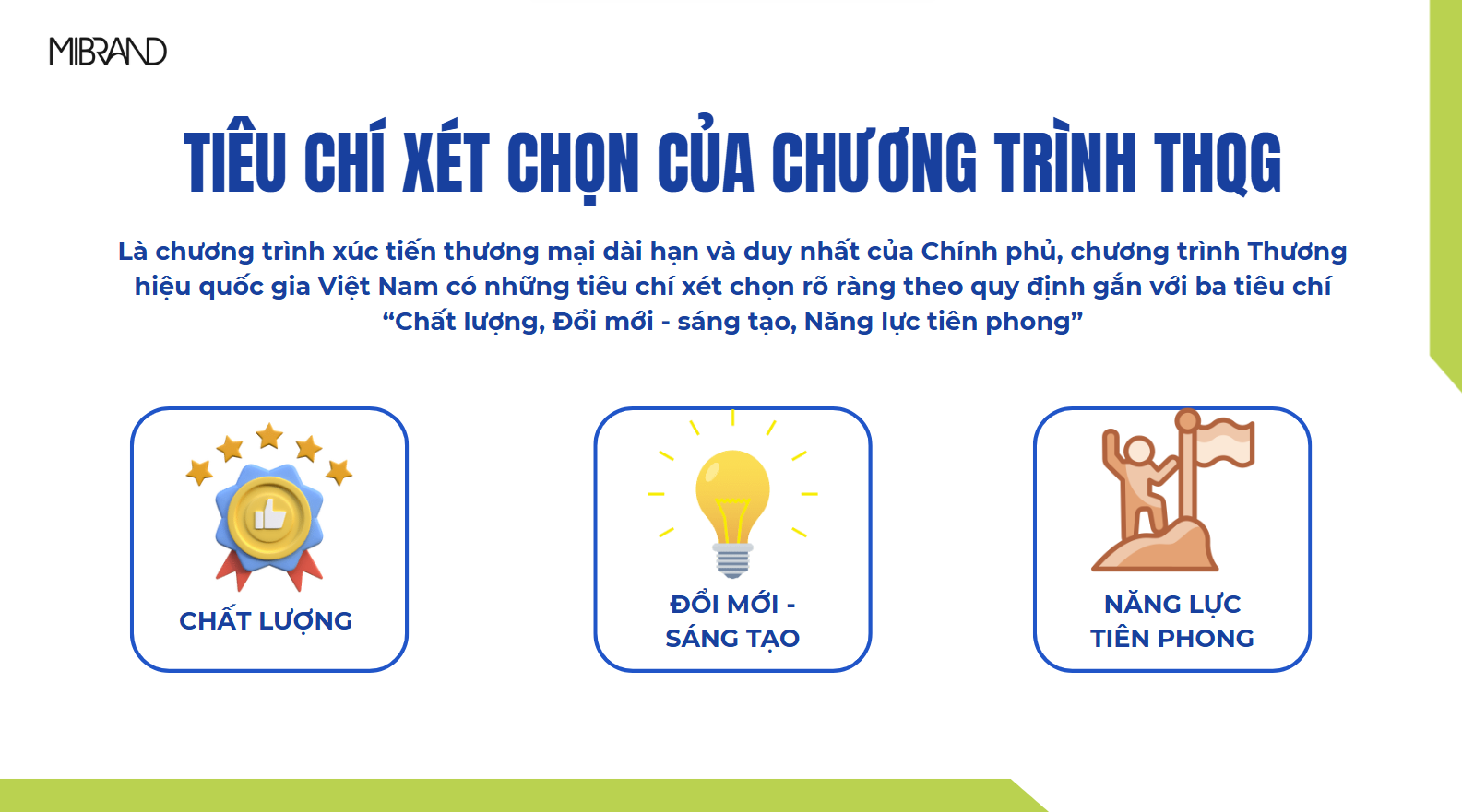 Tiêu chí thương hiệu quốc gia 2026